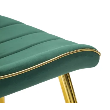 KRZESŁO PARIS ZIELONE/ZŁOTE ZESTAW 2 SZT 51X59X79 cm